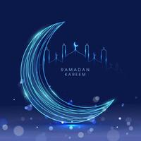 Ramadán kareem concepto. vector