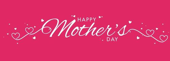 Happy Mother's Day Vector Illustrations Background.