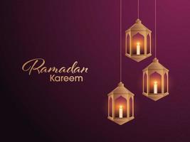 Ramadan Kareem Concept. vector