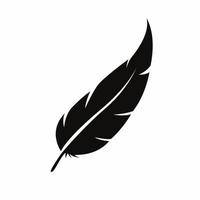 Feathers icon vector simple illustration. Stock vector.