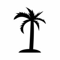 palma árbol icono vector sencillo ilustración. valores vector.