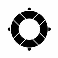 boya salvavidas icono vector sencillo ilustración. valores vector.