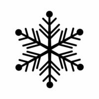 copo de nieve icono vector sencillo ilustración. valores vector.