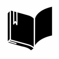 Open book icon vector simple illustration. Stock vector.
