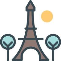 eiffel tower Illustration Vector