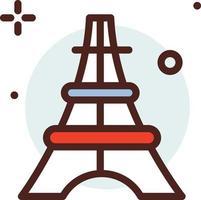 eiffel ilustración vector