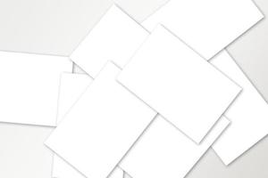 Abstract background. Several sheets of paper templates for print, advertising, social networks, presentations. No color. photo