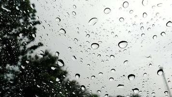rain drops glass summer storm gusty weather forecast video