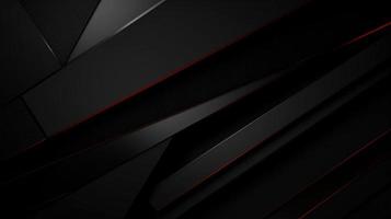 Abstract black and red carbon fiber background photo