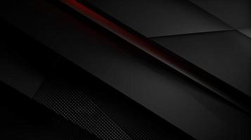 Abstract black and red carbon fiber background photo