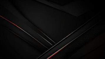 Abstract black and red carbon fiber background photo