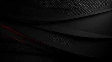 Abstract black and red carbon fiber background photo