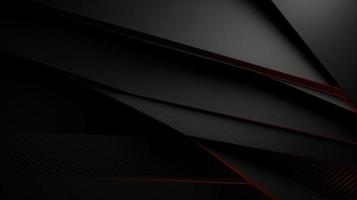 Abstract black and red carbon fiber background photo