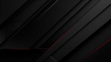 Abstract black and red carbon fiber background photo