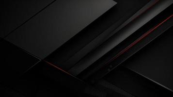 Abstract black and red carbon fiber background photo