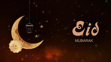 Eid Mubarak Festival Decorative Greeting Background, Eid Mubarak, Eid Video, Eid Banner, Eid Festival video