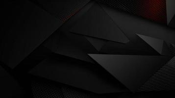 Abstract black and red carbon fiber background photo