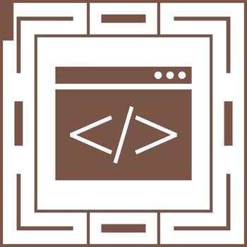 Html Coding Vector Icon