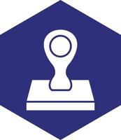 Stamped Vector Icon design