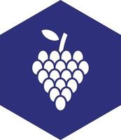 Grapes Vector Icon design