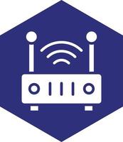 Wifi Router Vector Icon design