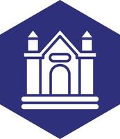 Bouncy Castle Vector Icon design