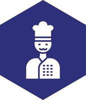 diseño de icono de vector de chef