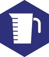 Measuring Cup Vector Icon design