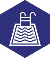 diseño de icono de vector de piscina