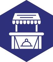 Food Stall Vector Icon design