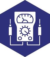 Voltmeter Vector Icon design