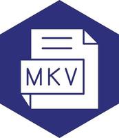 mkv vector icono diseño