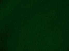 Dark green old velvet fabric texture used as background. Empty green fabric background of soft and smooth textile material. There is space for text.. photo