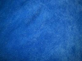 Blue velvet fabric texture used as background. Empty blue fabric background of soft and smooth textile material. There is space for text. photo