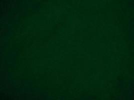 Dark green old velvet fabric texture used as background. Empty green fabric background of soft and smooth textile material. There is space for text.. photo