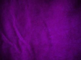 Purple velvet fabric texture used as background. Luxury violet fabric background of soft and smooth textile material. There is space for text. photo