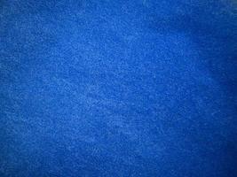 Blue velvet fabric texture used as background. Empty blue fabric background of soft and smooth textile material. There is space for text. photo