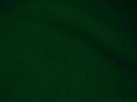 Dark green old velvet fabric texture used as background. Empty green fabric background of soft and smooth textile material. There is space for text.. photo