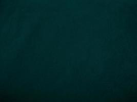 Dark green old velvet fabric texture used as background. Empty green fabric background of soft and smooth textile material. There is space for text.. photo