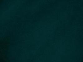 Dark green old velvet fabric texture used as background. Empty green fabric background of soft and smooth textile material. There is space for text.. photo