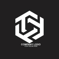 triple t logo diseño vector