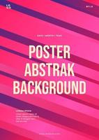 abstract poster background with modern trendy pink color vector