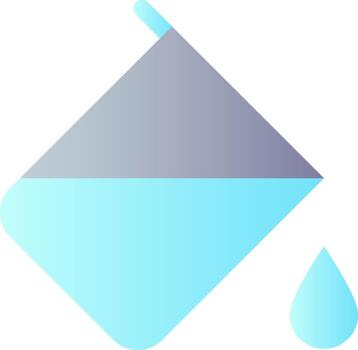 pintar Cubeta herramienta plano degradado color ui icono. color reemplazo. llenar zona con color. foto editor. sencillo lleno pictograma. interfaz gráfica de usuario, ux diseño para móvil solicitud. vector aislado rgb ilustración