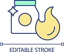 High quality product RGB color icon. Building brand reputation and awareness. Meeting customer needs. Isolated vector illustration. Simple filled line drawing. Editable stroke