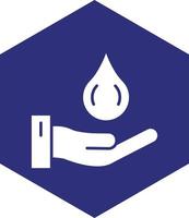 Save Water Vector Icon design