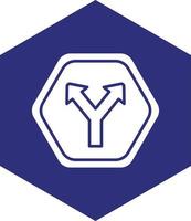 Intersection Vector Icon design