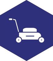 Lawn mower Vector Icon design