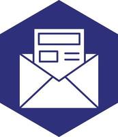Newsletter Vector Icon design