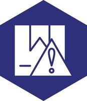 Delivery Warning Vector Icon design
