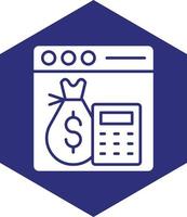 diseño de icono de vector de presupuesto